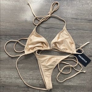 Gold bikini